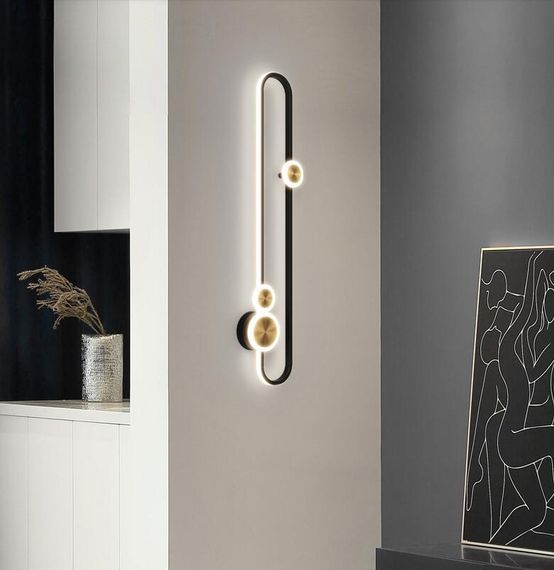 Бра LED 26584 Чорний 6х16х60 см. | Зображення 2