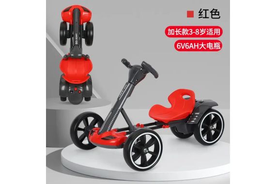 Машина дитяча електро HL-B6 з аккум.6V, 4.5A, 6км.ч, до 50кг, 3-8 років червона | Зображення 4