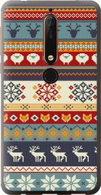 Чехол на Nokia 6 2018 Рождественский орнамент "3303u-1386-17620"