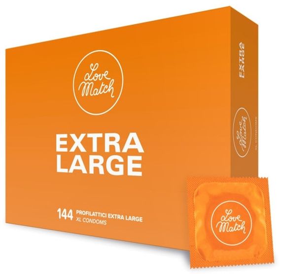 Презервативи збільшеної ширини Love Match - Extra Large, №144 sexstyle