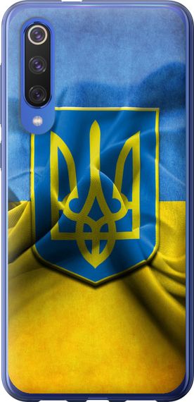 Чехол на Xiaomi Mi 9 SE Флаг и герб Украины 1 "375u-1674-17620"