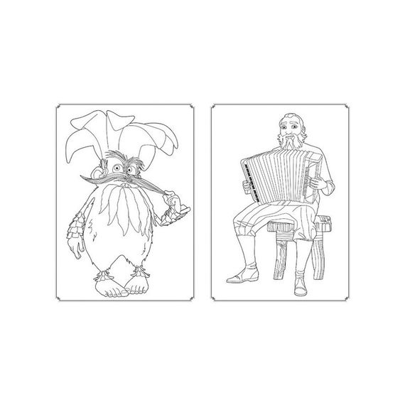 Раскраска для детей Мавка. Магия цвета. Приключения Мавки 1807002 с наклейками | Зображення 2