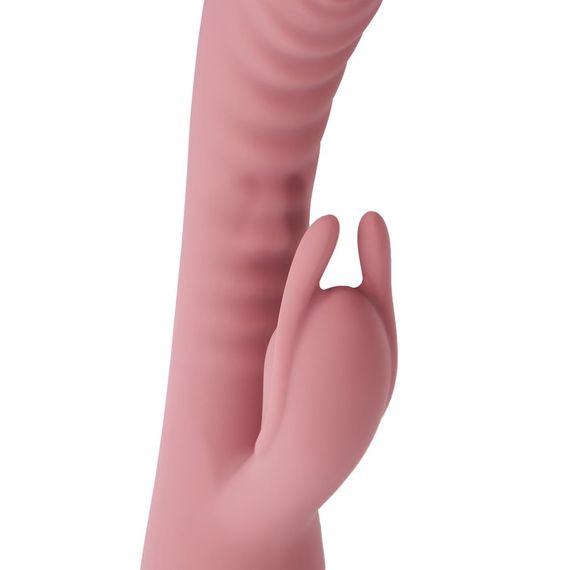 Вібратор-кроль рельєфний Sweet Em Velvet Lure 10 режимів вібрації та 5 режимів коливань, рожевий Sex Aura | Зображення 2