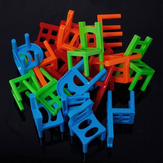 Настільна інтерактивна гра Ummi 301 Balance Chairs (18pcs) Colorful | Зображення 3