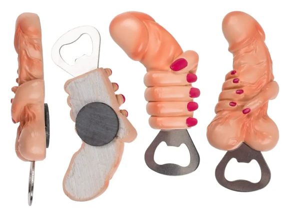 Металлическая открывалка для бутылок Willy+Hand sexstyle | Зображення 5