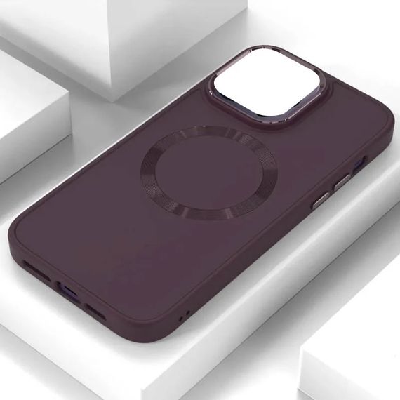 TPU чохол Bonbon Metal Style with MagSafe для Apple iPhone 15 (6.1") | Зображення 1