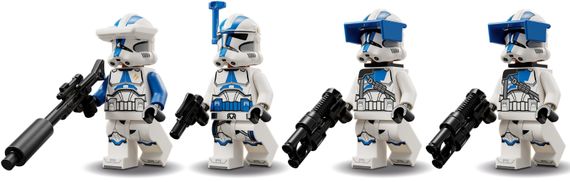 Конструктор LEGO Star Wars TM Бойовий загін бійців-клонів 501-го легіону (75345) | Зображення 4