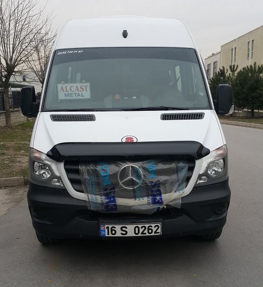 Дефлектор капота 2013-2024 (V2, EuroCap) для Mercedes Sprinter | Зображення 2