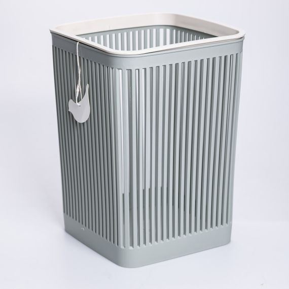 Кошик для сміття пластиковий в офіс для паперу 22×22×30 (см) кошик під сміття 8 (л) відро для сміття Зелений HP-45-9GR | Зображення 3