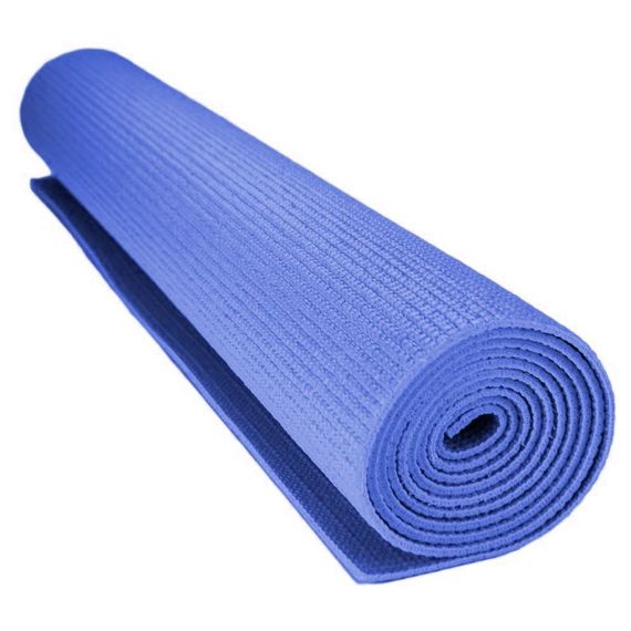 Килимок для йоги та фітнесу Power System PS-4014 PVC Fitness-Yoga Mat Blue (173x61x0.6) | Зображення 1