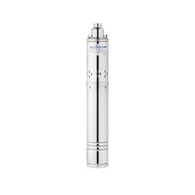 Насос глибинний шнековий Agua 4S QGD2,4-130-0,75 Hmax 130 м Qmax 40 л/хв P 750 Вт з вбудованим конденсатором