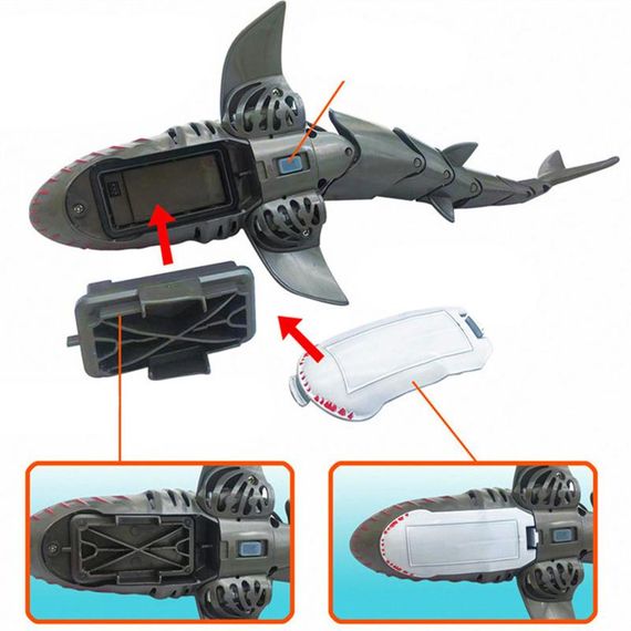 Човен на радіокеруванні SHT FY666 Shark 2.4G Grey | Зображення 5