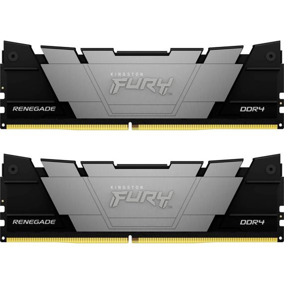 Модуль пам'яті для комп'ютера DDR4 32GB (2x16GB) 4000 MHz Renegade Black Kingston Fury (ex.HyperX) (KF440C19RB12K2/32)