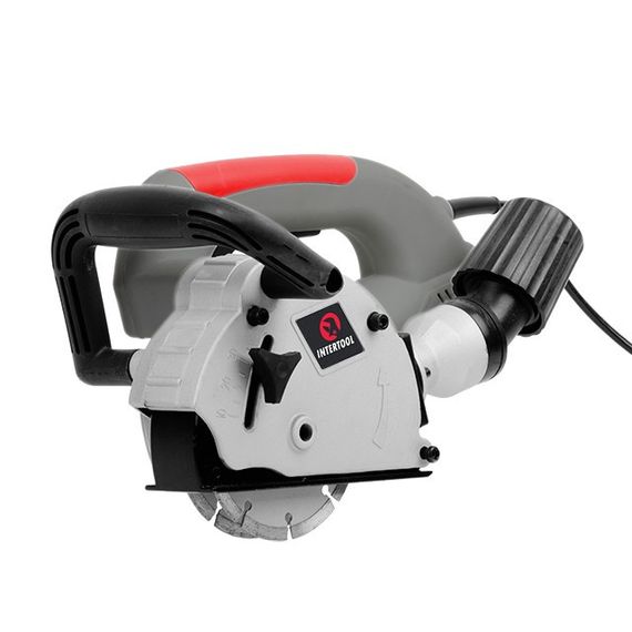 Штроборіз 1400Вт, 9000 об / хв, диск 125мм, гл. пропила 8-30мм, шир. пропила 8-26мм INTERTOOL DT-0200 | Зображення 1