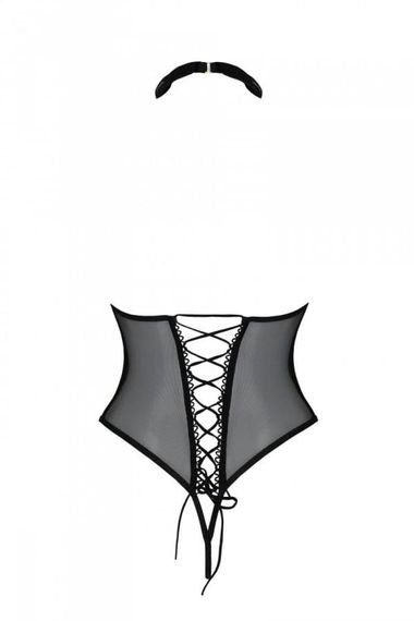 Боді Passion Dominica Body Чорне S/M | Зображення 4