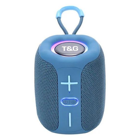 Портативна Bluetooth колонка TG658 8W з RGB підсвічуванням. YO-324 Колір: синій | Зображення 8