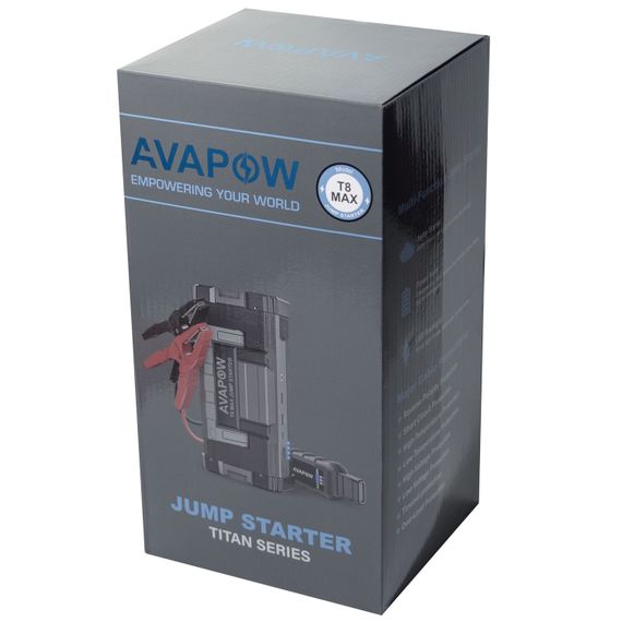 Пусковое устройство Jump Starter для авто AVAPOW A68/T8 MAX (6000A) 88,80Wh/24000mAh | Зображення 3