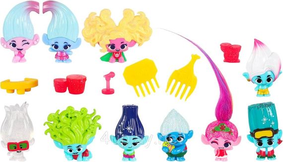 Новогодний адвент календарь 2024/2025 Тролли Оригинал DreamWorks Trolls Band TogetherAdvent Calendar | Зображення 4