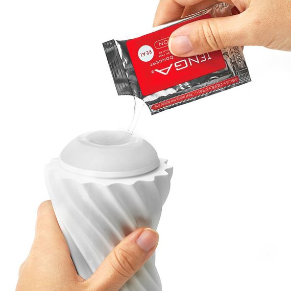 Мастурбатор Tenga FLEX Silky White | Зображення 2