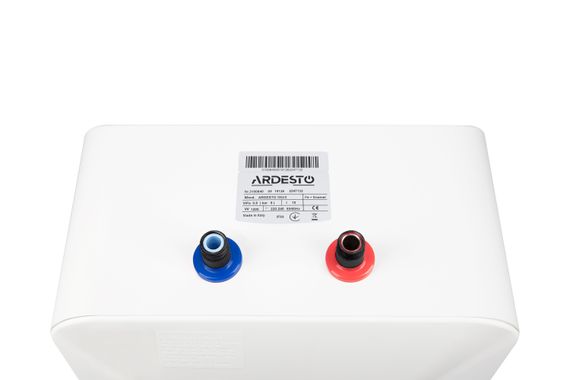 Водонагрівач електричний Ardesto EWH-10UMWMI під мийкою 10 л 1200 Вт, "мокрий" ТЕН, прямокутний, білий (3100840) | Зображення 5