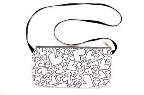 Сумка розмальовка 4Profi "Серце" сіро-біла 23785