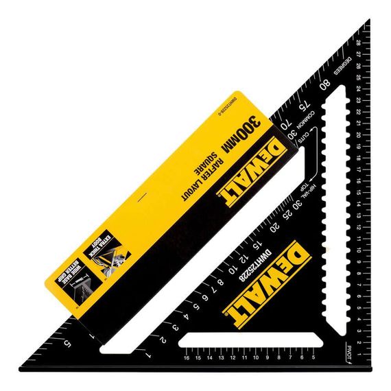 Кутник для покрівельних робіт, металевий, розміром 300 х 300 мм. DeWALT DWHT25228-0