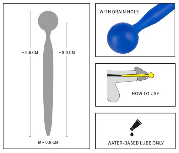 Уретральный стимулятор - Penis Plug Piss Play sexstyle | Зображення 6