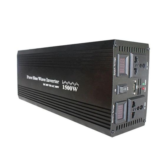 UPS Інвертор 1500/3000W 12/220 ДБЖ інвертор із зарядним пристроєм Чистий синус | Зображення 1