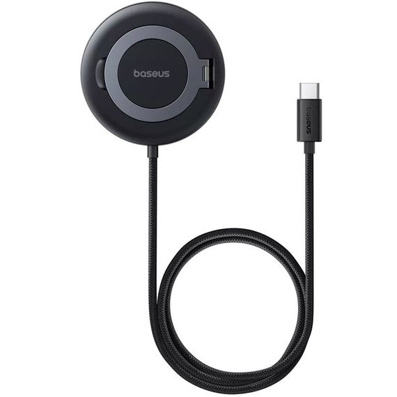 БЗП Baseus Simple Mini4 Qi2 15W (P10273300121-0) Cosmic Black | Зображення 1