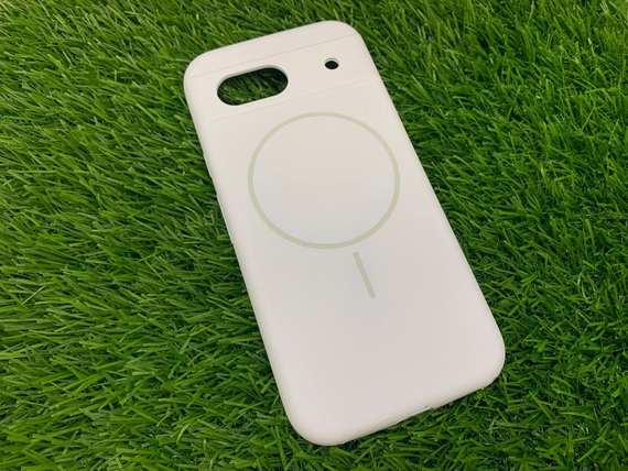 Чохол Google Pixel 8A MagSafe м'який Софт Тач Протиударный білий