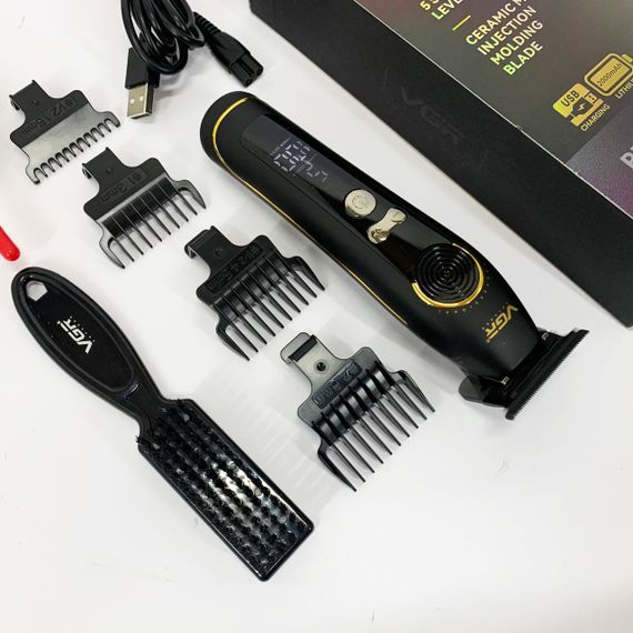 Профессиональная машинка для бритья головы, Машинка для стрижки на аккумляторная Триммер висков LC-85