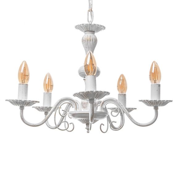 Люстра подвесная свеча E14 40W WH (BKL-666S/5) | Зображення 8