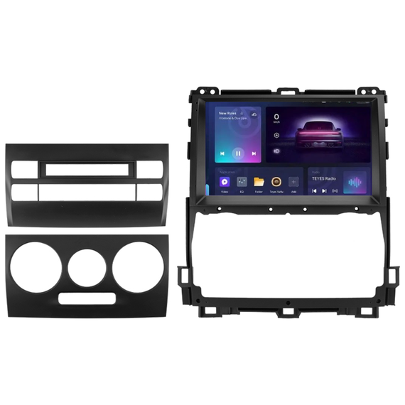 Штатна магнітола Teyes CC3 2K 4+32 Gb Toyota Land Cruiser Prado 120 3 III 2002-2009 (F3) 9"