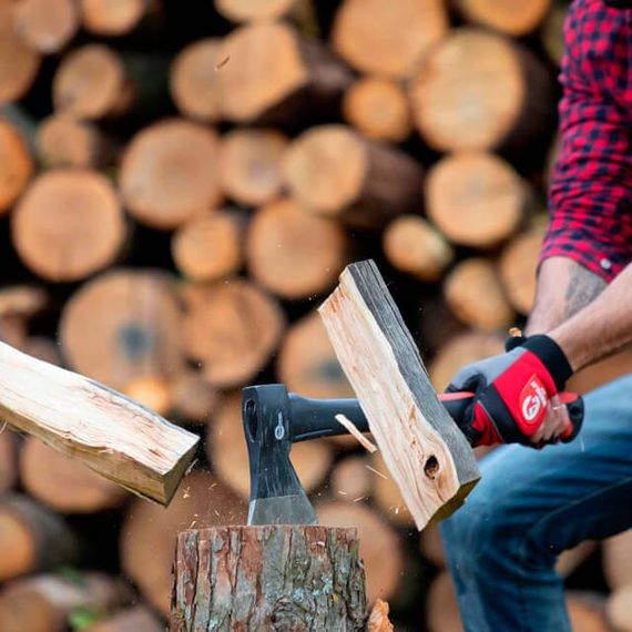 Сокира 1000 г, ручка з фібергласу INTERTOOL HT-0263 | Зображення 8