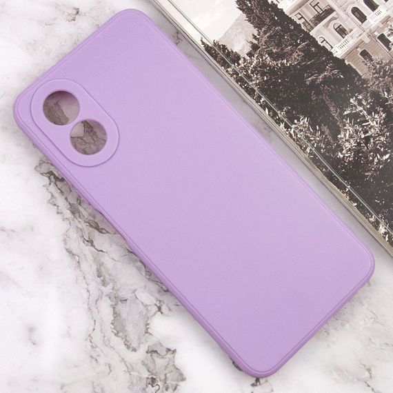 Силиконовый чехол Candy Full Camera для Oppo A58 4G Сиреневый / Dasheen | Зображення 1