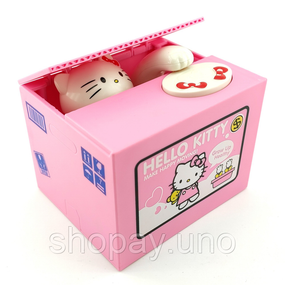 Интерактивная копилка Hello Kitty Piggy Banк розовый