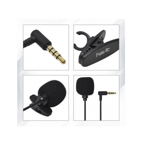 Мікрофон Havit HV-MC361 чорний | Зображення 1
