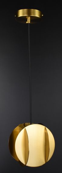 Люстра підвісна на 1 лампочку 27080 Латунь 25-200х15х15 см.