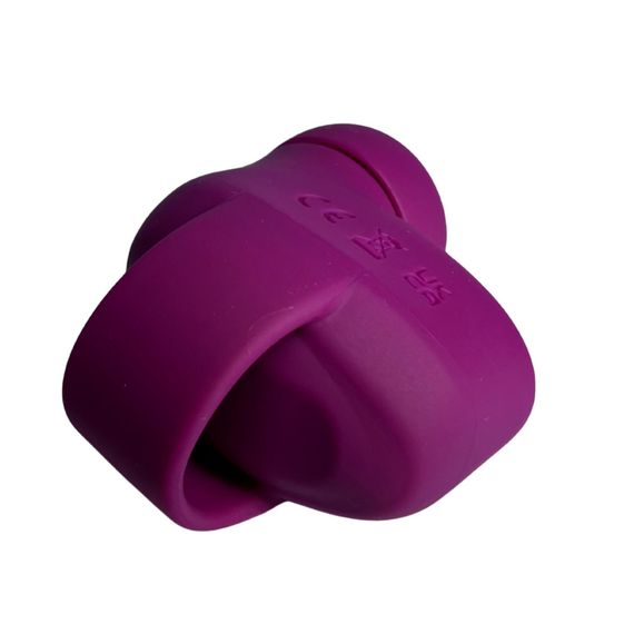 Вібратор на палець Passion Play, бордовий, 15 режимів вібрації, 7,6 × 3,6 см sexstyle | Зображення 2