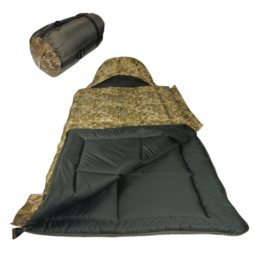 Спальний мішок Kiborg Alaska Duspo піксель -20С 85*210