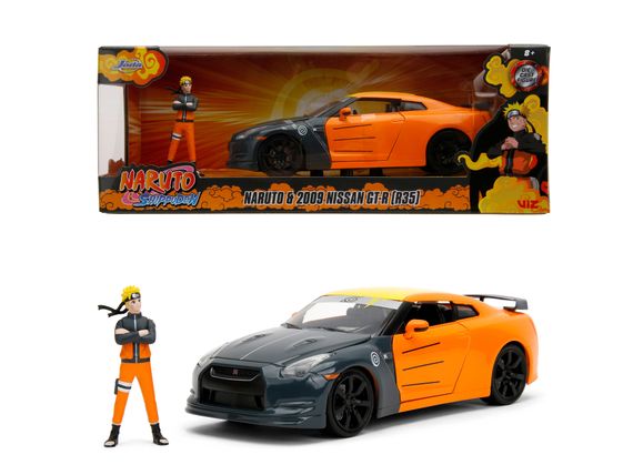 Игровая металлическая машинка Naruto Нисан GT-Rс Наруто | Зображення 3