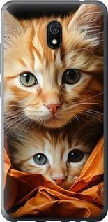 Чехол на Xiaomi Redmi 8A Котики 2 из пластика FCh_008263