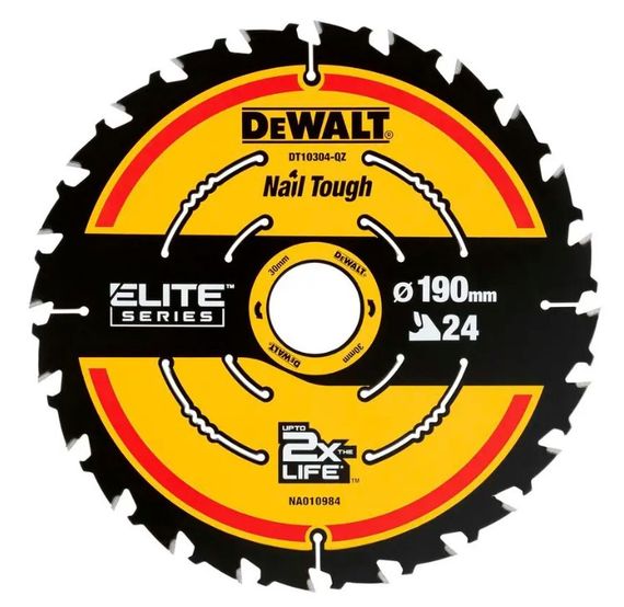 Диск пилковий DeWALT EXTREME 190 х 30 мм (DT10304)