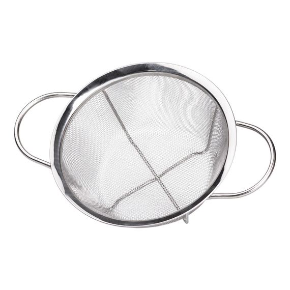 Друшляк з двома ручками 20 см дрібнокомірчаста сітка з нержавіючої сталі HP-19-2-20CM | Зображення 2
