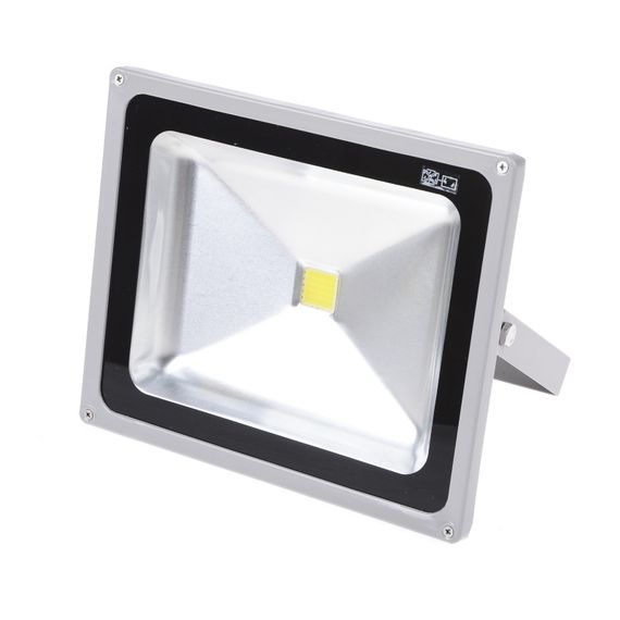 Прожектор уличный LED влагозащищенный IP65 HL-08/50W CW COB серый