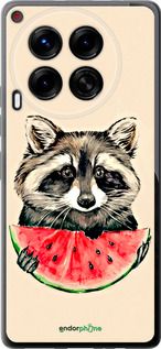 Чохол на Tecno Camon 30 4g Єнотик з кавуном "4605u-3712-2448"