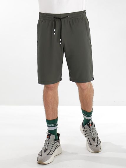 Мужские классические шорты с карманами на молнии больших размеров и батал DE1107 цвет хаки, размер 56