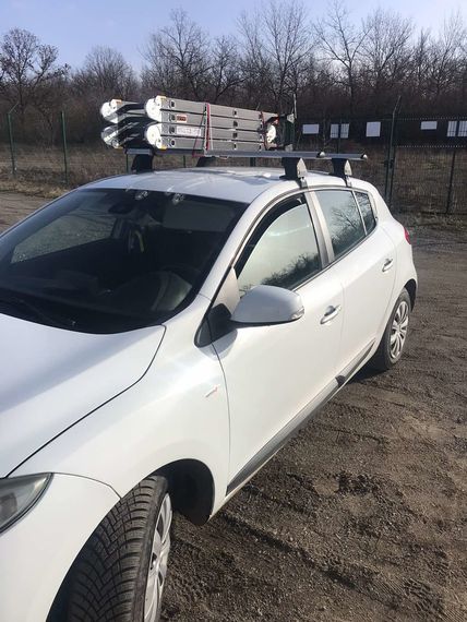 Перемички на гладку дах (2 шт, Asaf V4) для Renault Megane III 2009-2016 рр | Зображення 2