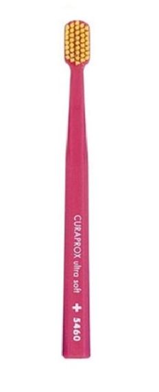 Зубна щітка Curaprox CS 5460 "Ultra Soft", d 0,10 мм. Пурпурний з жовтим (PpY)