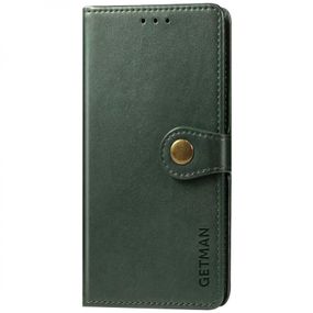 Шкіряний чохол-книжка GETMAN Gallant (PU) для Oppo A78 4G Зелений